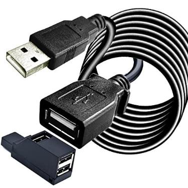 Imagem de Cabo de extensão USB 2.0 longo, 10 m, cabo de extensão USB macho para fêmea, extensor de transferência de dados, cabo USB, conector USB para unidade flash USB/disco rígido