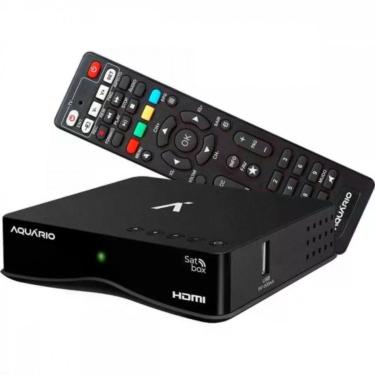 Imagem de Receptor para Tv Via Satélite Aquário DTH-9000 com Sat Hd Regional e Conectores Rca Hdmi e Usb