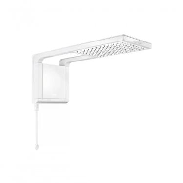 Imagem de Chuveiro Elétrico Acqua Storm Ultra Eletrônico 7800W Instalação de Parede com Desviador Branco Lorenzetti 220V