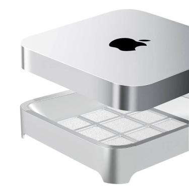 Imagem de Suporte de Filtro de Ar IFCASE para Mac Studio/Mini Prata