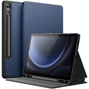 Imagem de JETech Capa para Galaxy Tab S10 Lite/S10 FE/S9 FE 10,9", Azul-Marinho | Suporte Multiângulo, Porta-S Pen, Case Fina, Ativação/Repouso Automático