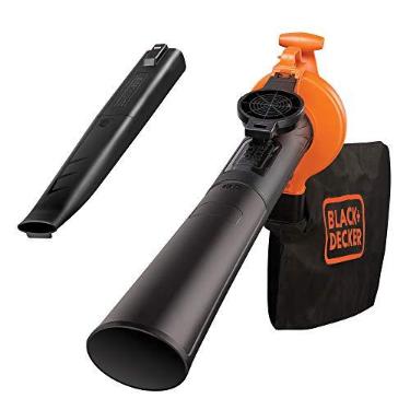 Imagem de BLACK+DECKER Aspirador de Pó, Soprador e Triturador, para Remoção de Folhas Secas e Molhadas, Modelo BV25, 110V