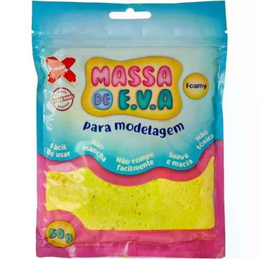 Imagem de Massa de EVA para Modelagem 50g MAKE+, Amarelo
