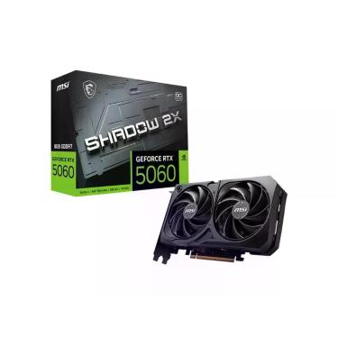Imagem de Placa de Video MSI Geforce RTX 5060 8G Shadow 2X OC 8GB GDDR7 128 BITS