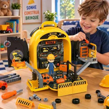 Imagem de Super Mochila Construtor 3 em 1 com Ferramentas e Acessórios - IMPORTU