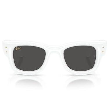 Imagem de Óculos de Sol Ray-Ban Wayfarer Puffer 0RB4940 671/87 Tam 47 / Branco - Lentes Preto