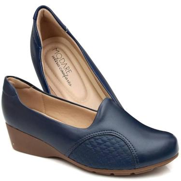 Imagem de Sapato Feminino Anabela Médio Modare Ultra Conforto Joanetes - Modare 