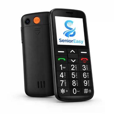 Imagem de Celular Idoso SeniorEasy Basic com Botao SOS RadioFM DualSIM 4G - Seni