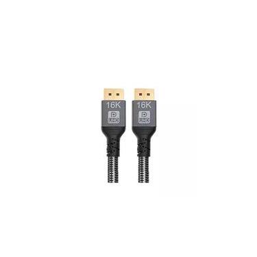 Imagem de Cabo DisplayPort Storm Tech, 2.1, 16K 60Hz, Plugs de Metal, 3 Metros, Preto - CBDP0014