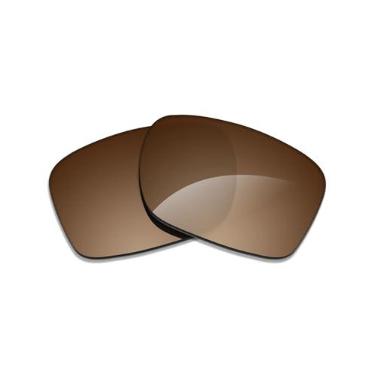Imagem de Alphax Lentes de reposição polarizadas espelhadas Flare Gold para óculos de sol Maui Jim Dragons Teeth MJ811