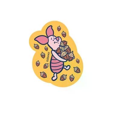 Imagem de Borracha Tris Decorada Ursinho Pooh com Formas para Material Escolar 1 Unidade Laranja