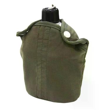 Imagem de Cantil Militar Aluminio Com Caneca  Xepa 900ml Nautika