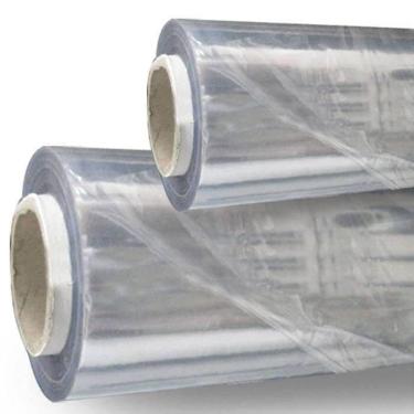 Imagem de Plástico PVC Transparente 0.30 Mm 1.40x01 Metros Com Papel - Cikala