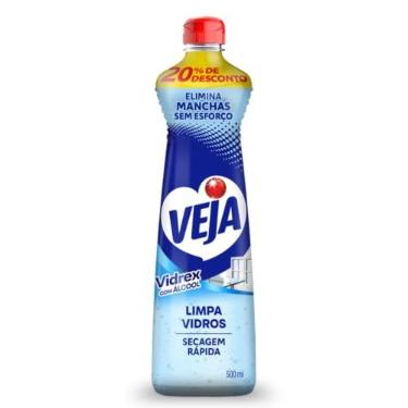 Imagem de Veja Vidrex Limpa Vidros com Álcool 500ml Oferta