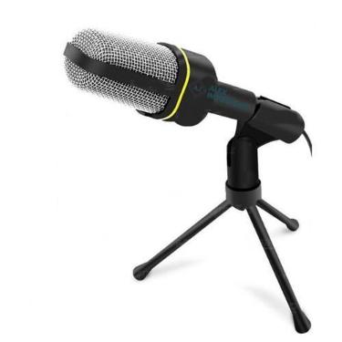 Imagem de Microfone Locutor Condensador Youtuber C Tripé Gravar Videos - A.R Var