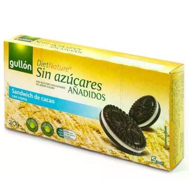 Imagem de Biscoito GULLON Zero Açucar Sandwich Cacao Crema 210g
