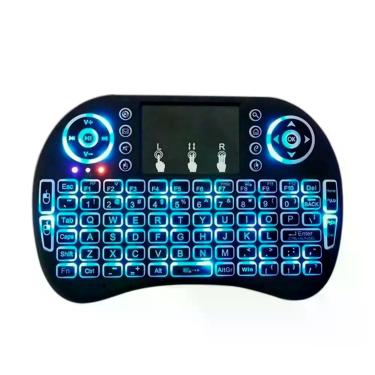 Imagem de Mini Teclado com Controle Remoto e Mouse Ideal para Dispositivo e Note