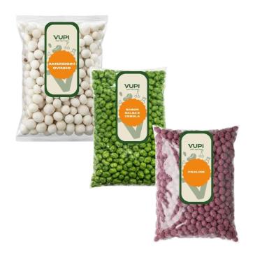 Imagem de Kit Amendoim Sabores de Cebola e Salsa - Ovinho - Praline Doce - Vupi,