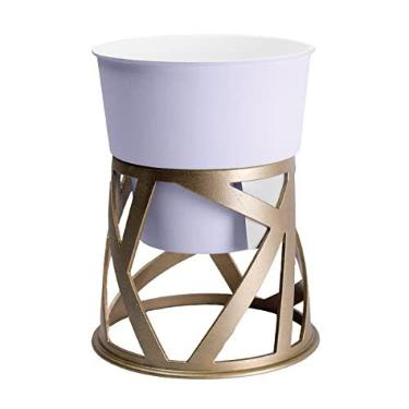 Imagem de Vaso de lavanda, curio de 12,7 cm, com suporte de bronze antigo, CUP05000K23