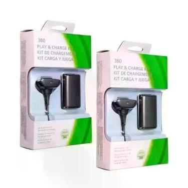 Imagem de Kit 2 Baterias Recarregáveis Para Controle Manete Joystick Sem Fio Xbo