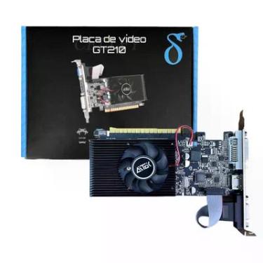 Imagem de Placa De Vídeo Aitek GT210, 1GB, DDR3, VGA/HDMI, 500MHz