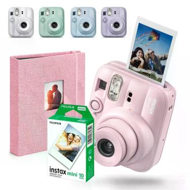 Imagem de Kit Câmera Instax Mini 13 Fujifilm Rosa Com 10 Filmes Instax + Albúm 2