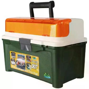 Imagem de Maleta de Pesca PB Box 007 33 Litros Verde - 98026 - PESCA BRASIL