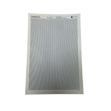 Imagem de Letraset Letratone Folha 25 X 38cm Retícula Adesiva LT77 - Coisas do P