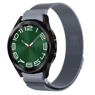 Imagem de Pulseira com Fecho Imã em Aço Inoxidável Para Watch6 47mm - Tech King,
