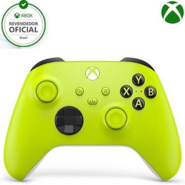 Imagem de Controle Xbox One e Series Amarelo Eletric Volt Com 12 Meses de Garant