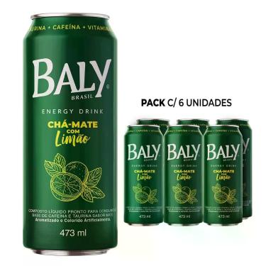 Imagem de Energético Baly Brasil Cha-Mate c/ Limao 473ml