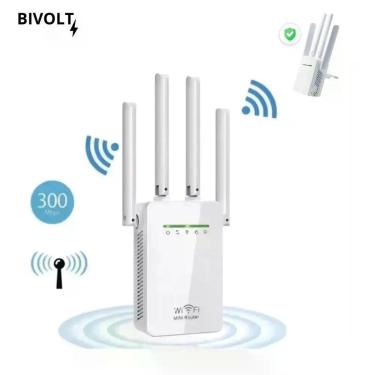 Imagem de Supere Limitações O Repetidor Wi-Fi 4 Antenas Amplificador - Jp Utilid