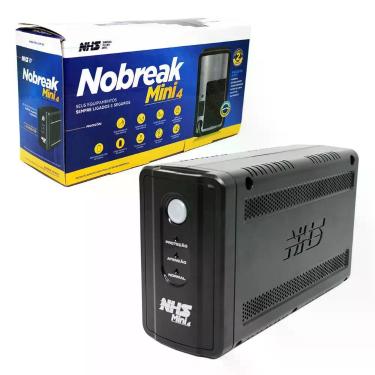 Imagem de Nobreak 700Va Nhs Mini 4 Ent. Bivolt Saida 120V 6T