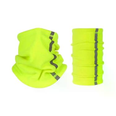 Imagem de Cachecol Ajustável Refletivo De Polar Para Homens, Multiuso Para Esqui
