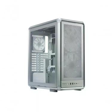 Imagem de Gabinete para Computador Masterframe 500 Mesh Silver MF500M-SHNN-S00 Mid Tower E-ATX Vidro Temperado Prata Cooler Master