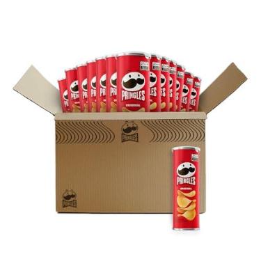 Imagem de Pack Salgadinho Batata Frita Pringles Original 104g com 18 unidades