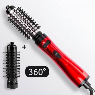 Imagem de Escova Rotativa 2 Em 1 Acabamento Profissional Beleza Cabelo 110v - LA