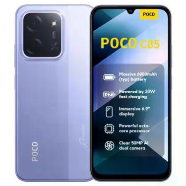 Imagem de Smartphone Xiaomi Poco C85 128GB 6GB - Global e Desbloqueado - Purple