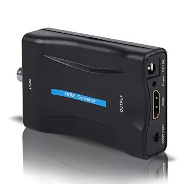 Imagem de BNC para conversor, tela HD 1080P/720P BNC fêmea para conversor de vídeo, caixa adaptadora para câmera de segurança e monitor CCTV