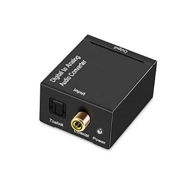 Imagem de Conversor de Áudio Desconhecido Ótico e Coaxial Digital para RCA Analógico - my209-24-001-12 - 2 Canais - 24-bit S/PDIF