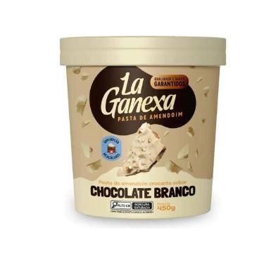 Imagem de Pasta de Amendoim Chocolate Branco Crocante 450g - La Ganexa