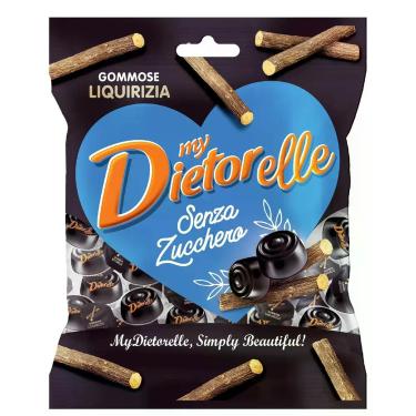 Imagem de Bala De Goma De Alcaçuz Zero Dietorelle 70g