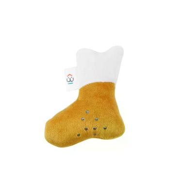 Imagem de Pelúcia comidas Coxinha Para Pet Oikos Animal, U, Amarelo