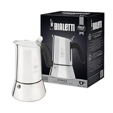 Imagem de Cafeteira Bialetti Venus, aço inoxidável, 6 xícaras, prateada