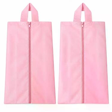 Imagem de 2 Bolsa Porta Sapato Viagem Nécessaire Tenis Calçado Roupa Mochila Ros