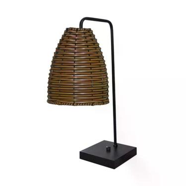 Imagem de Abajur De Mesa Cúpula Junco Avelã