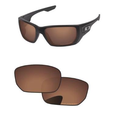 Imagem de PapaViva Lentes de substituição para Oakley Style Switch OO9194/Style Switch ajuste asiático OO9216 Óculos de sol marrom cobre - Polarizado