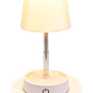 Imagem de Abajur de Mesa LED Moderno, Luminária Retrátil Para Quarto, Luz Amarela Quente Para Sono e Ambientes, Touch Brilho Ajustavél
