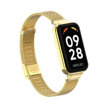 Imagem de Pulseira De Malha De Aço Inoxidável Redmi Band 2 Com Estrutura De Prot