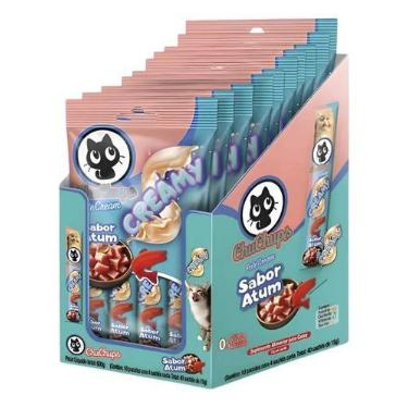 Imagem de Display petisco chuchups atum 4 unid 15g com 10 pacotes